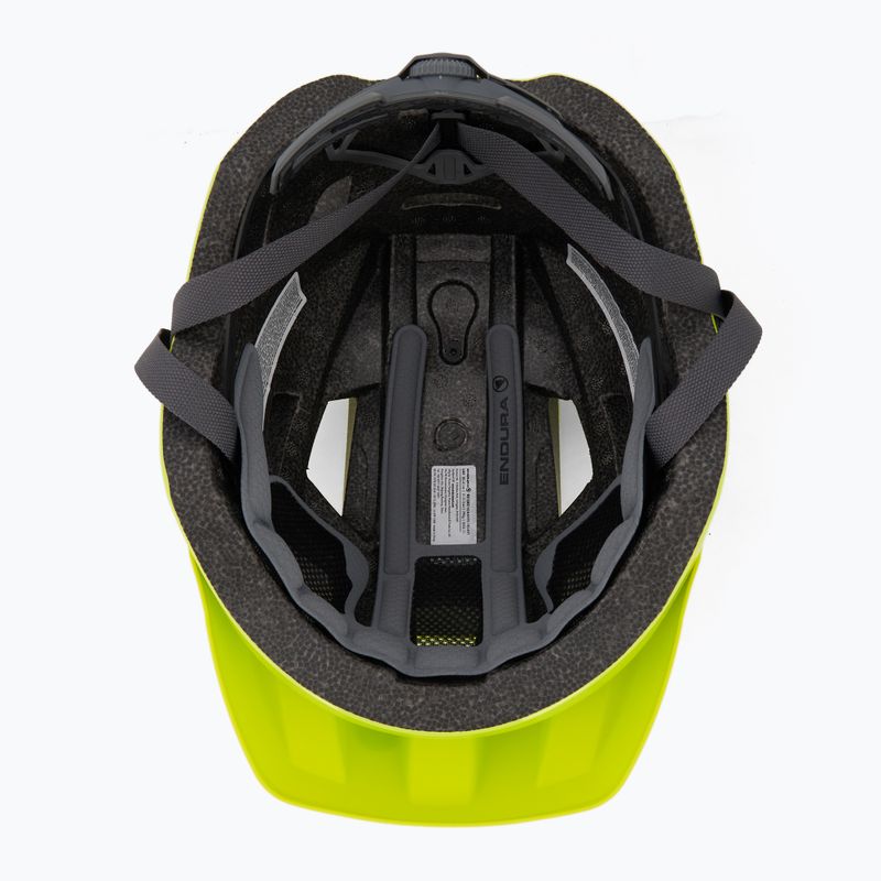 Endura Hummvee lime green bicycle helmet 8