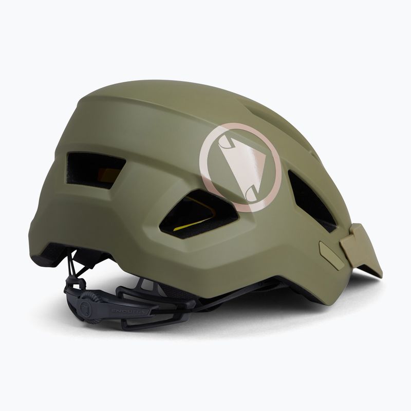 Endura Hummvee tweed green bike helmet 3