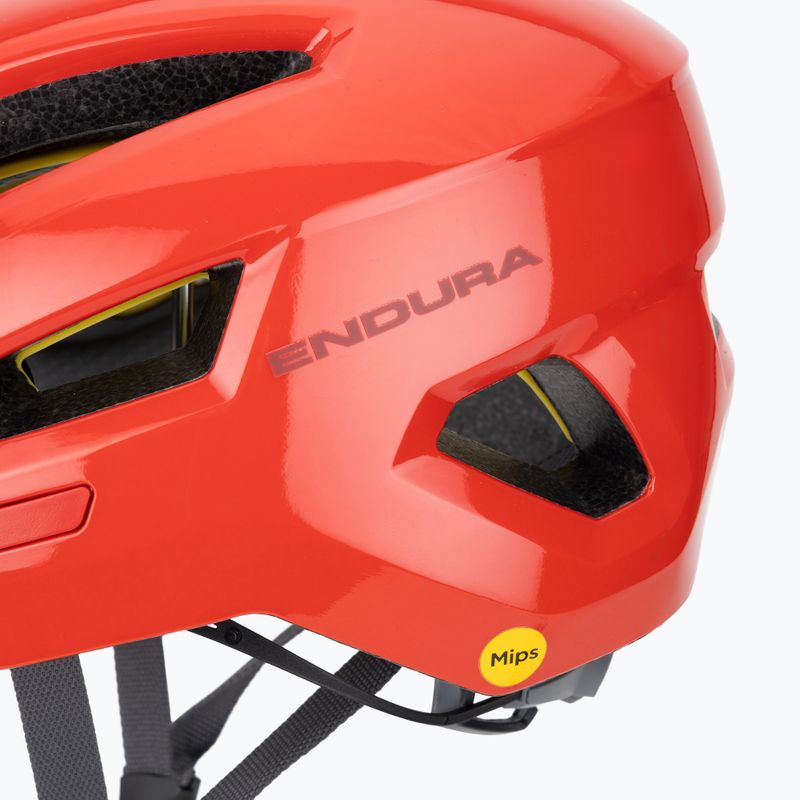 Endura Hummvee MIPS bike helmet flame red 7