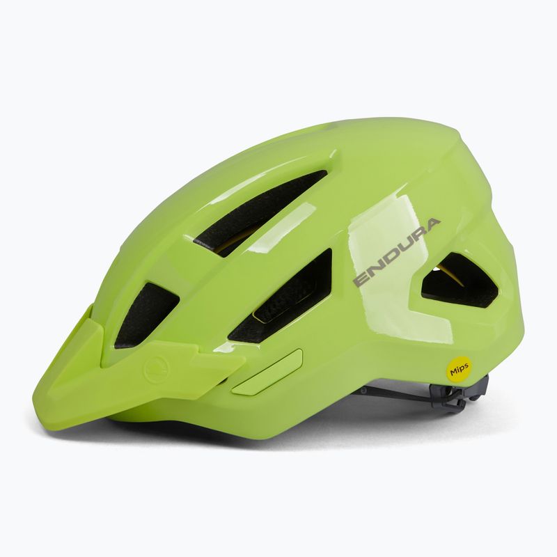 Endura Hummvee MIPS bike helmet lime green 2