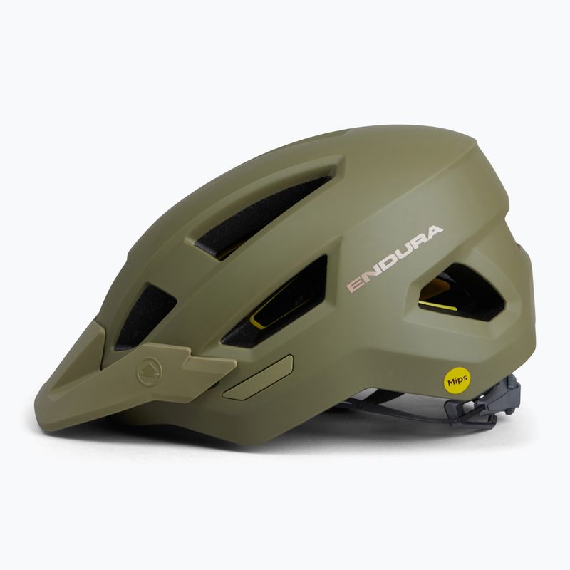 Endura Hummvee MIPS bike helmet tweed green 2