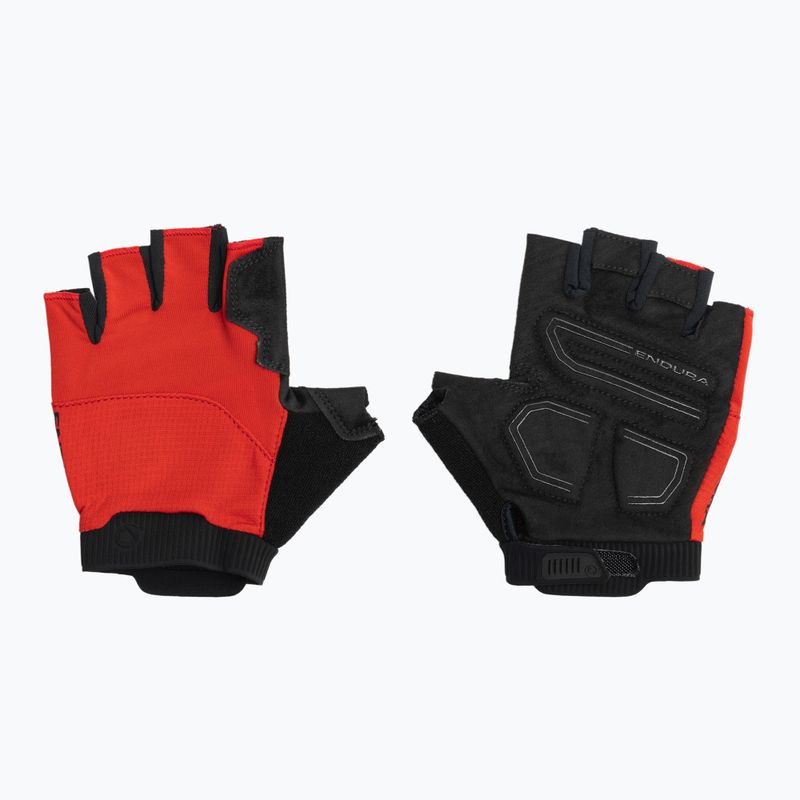 Endura Loop Mitt bike gloves flame red
