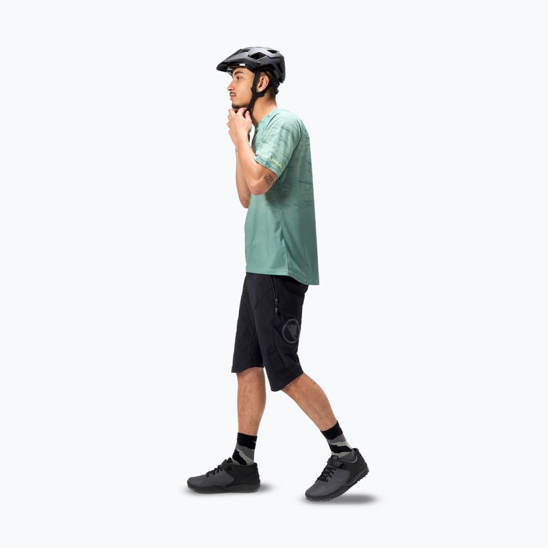 Men's cycling jersey Endura Marble Ltd Printed loch green 2