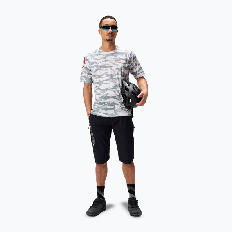 Men's Endura Mountain Camo Ltd cycling jersey haar grey 2