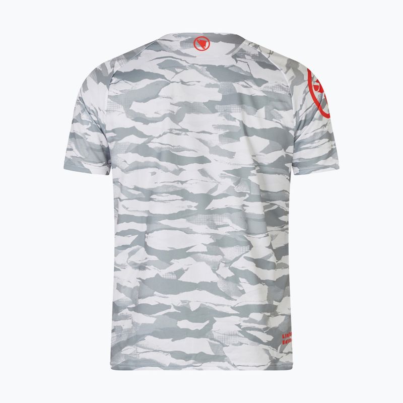 Men's Endura Mountain Camo Ltd cycling jersey haar grey 5