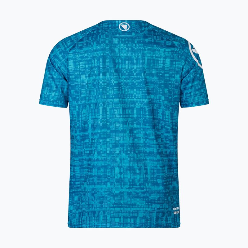 Men's cycling jersey Endura Grid Ltd Printed atlantic 5