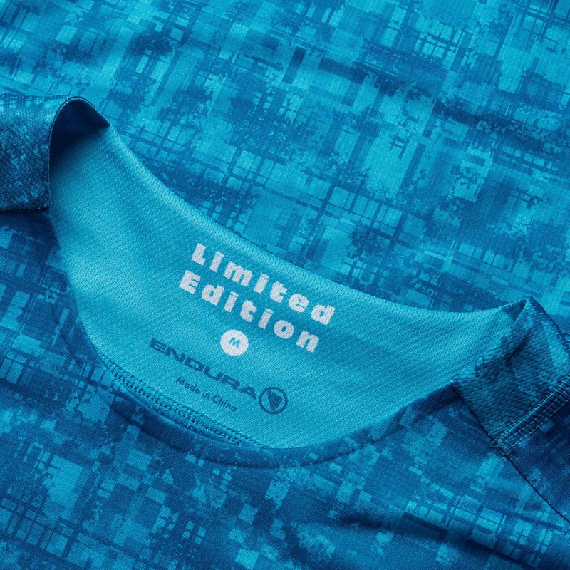 Men's cycling jersey Endura Grid Ltd Printed atlantic 6