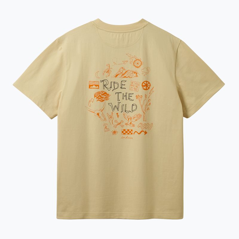 Cycling jersey Endura Ride The Wild Graphic light sand 2