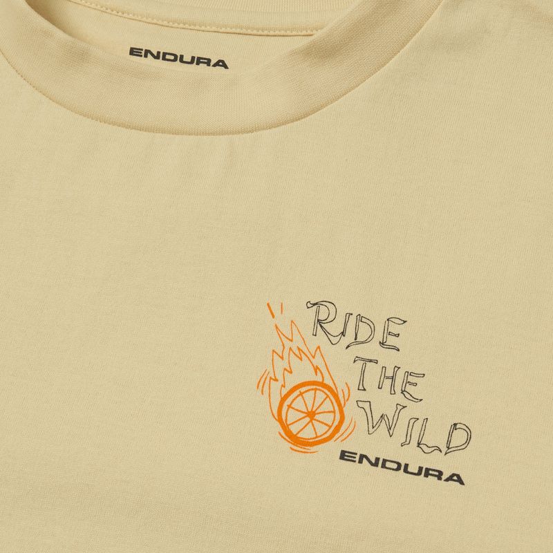 Cycling jersey Endura Ride The Wild Graphic light sand 3