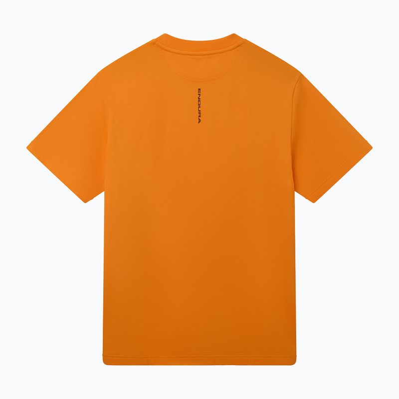 Endura Icon Logo Graphic T-shirt in orange 2