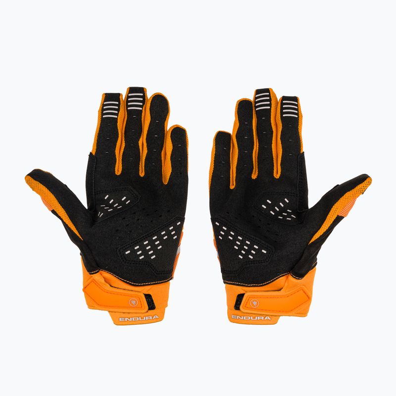 Men's cycling gloves Endura Singletrack II end orange 3