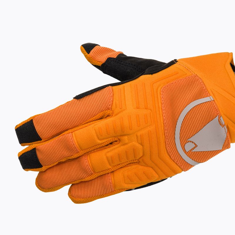 Men's cycling gloves Endura Singletrack II end orange 5