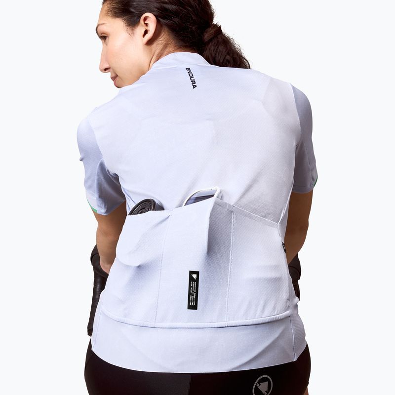 Women's cycling jersey Endura FS260 Print W aero blue 5