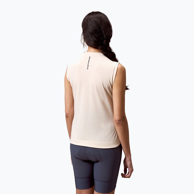 Women's cycling base layer Endura Loop Tech Tank W light sand 4