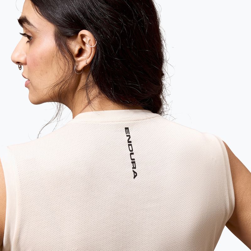 Women's cycling base layer Endura Loop Tech Tank W light sand 5