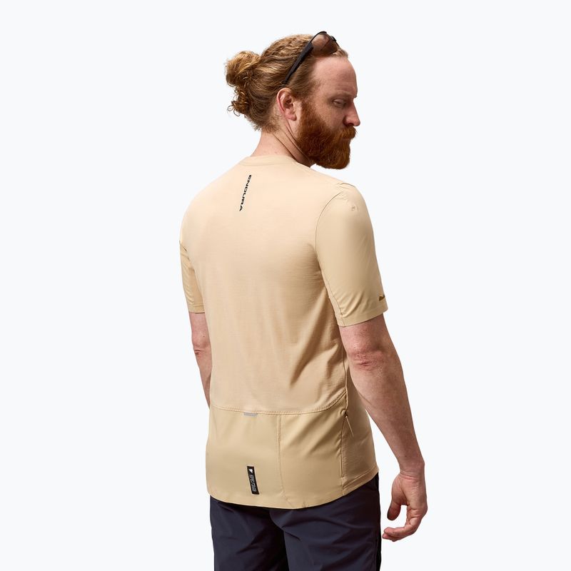 Men's cycling jersey Endura Alltrack Ride Tech sand 3