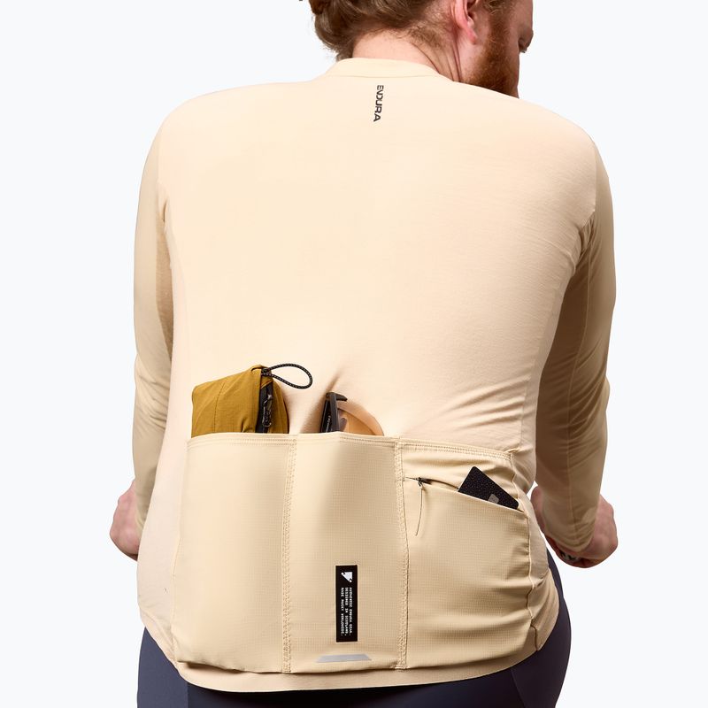 Men's cycling longsleeve Endura Alltrack Ride sand 6