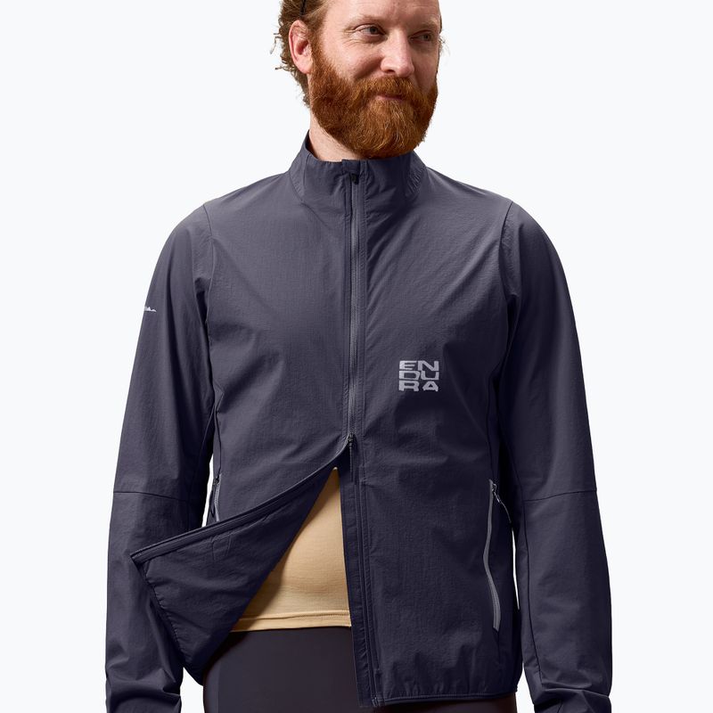 Men's cycling jacket Endura Alltrack Ride Packable Jacket carbon grey 4