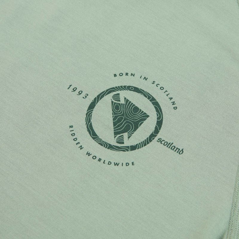 Men's cycling jersey Endura Loop Tech sage green 3