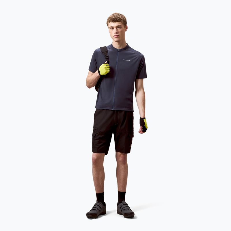 Men's cycling jersey Endura Loop Zipped carbon grey 2