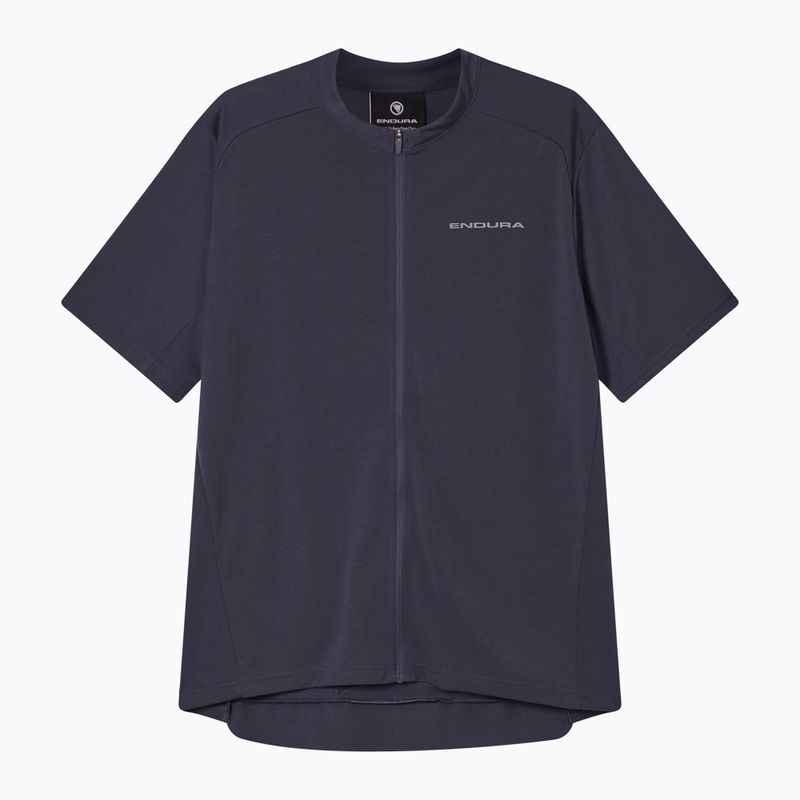 Men's cycling jersey Endura Loop Zipped carbon grey 7