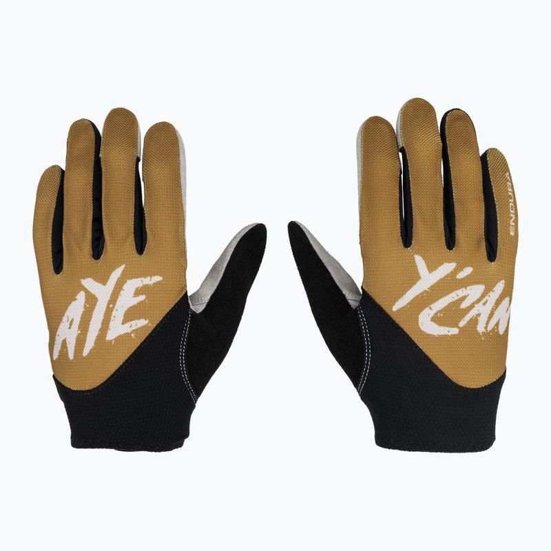 Men's cycling gloves Endura Hummvee Lite Icon trail bronze 2