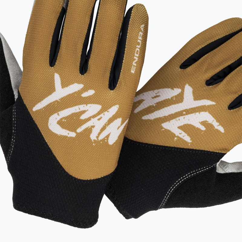 Men's cycling gloves Endura Hummvee Lite Icon trail bronze 6