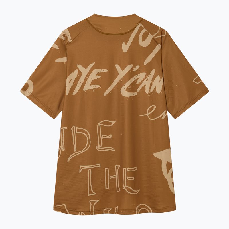 Men's cycling jersey Endura Singletrack Print trail bronze 2