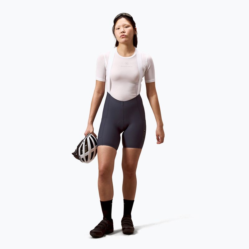 Women's cycling shorts Endura Loop Bibshort carbon grey 2
