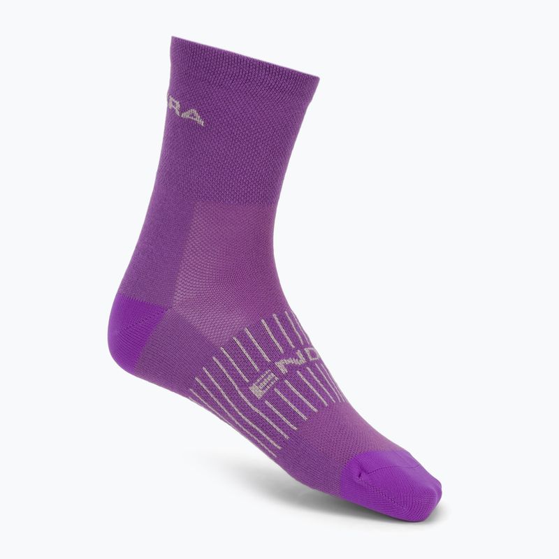 Women's socks Endura Coolmax Race 3 pairs W end purple 3