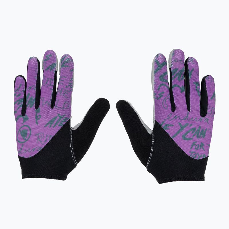 Women's cycling gloves Endura Hummvee Lite Icon W end purple 2