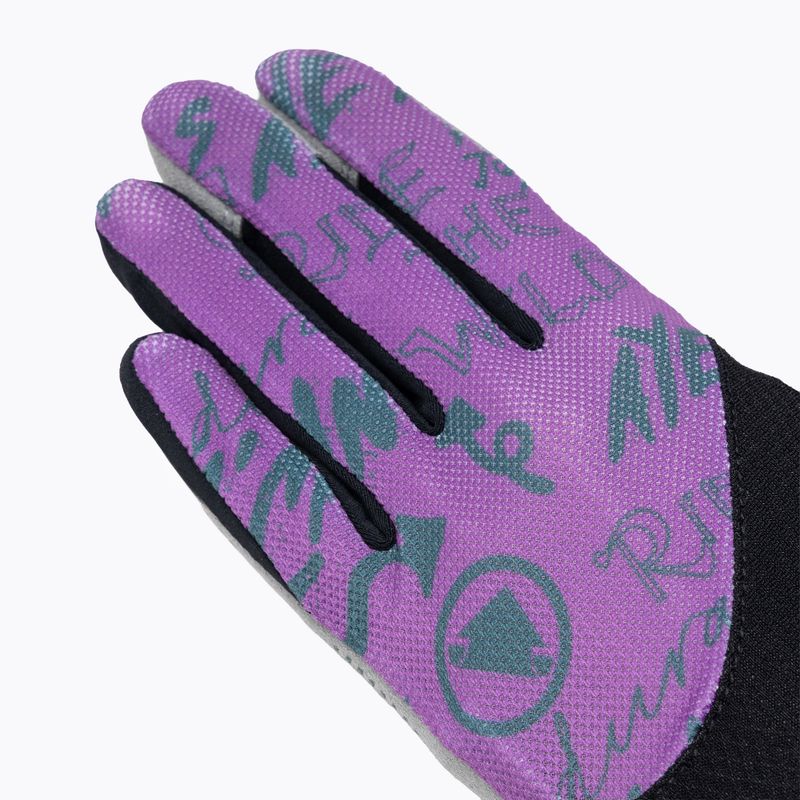 Women's cycling gloves Endura Hummvee Lite Icon W end purple 5