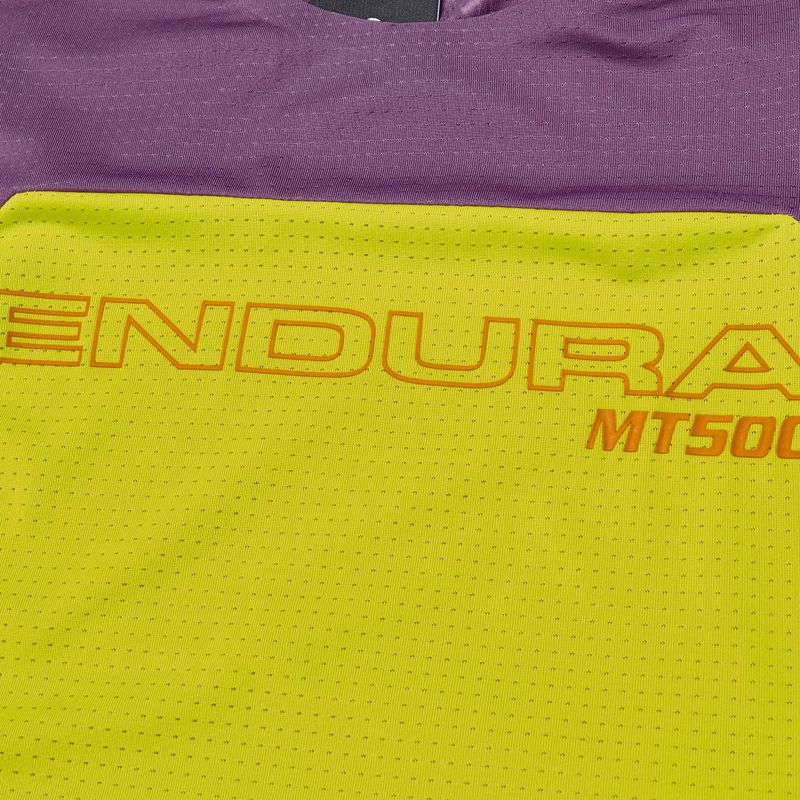 Children's cycling longsleeve Endura MT500 Burner end citrus 3
