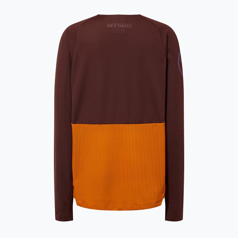 Children's cycling longsleeve Endura MT500 Burner end orange 2