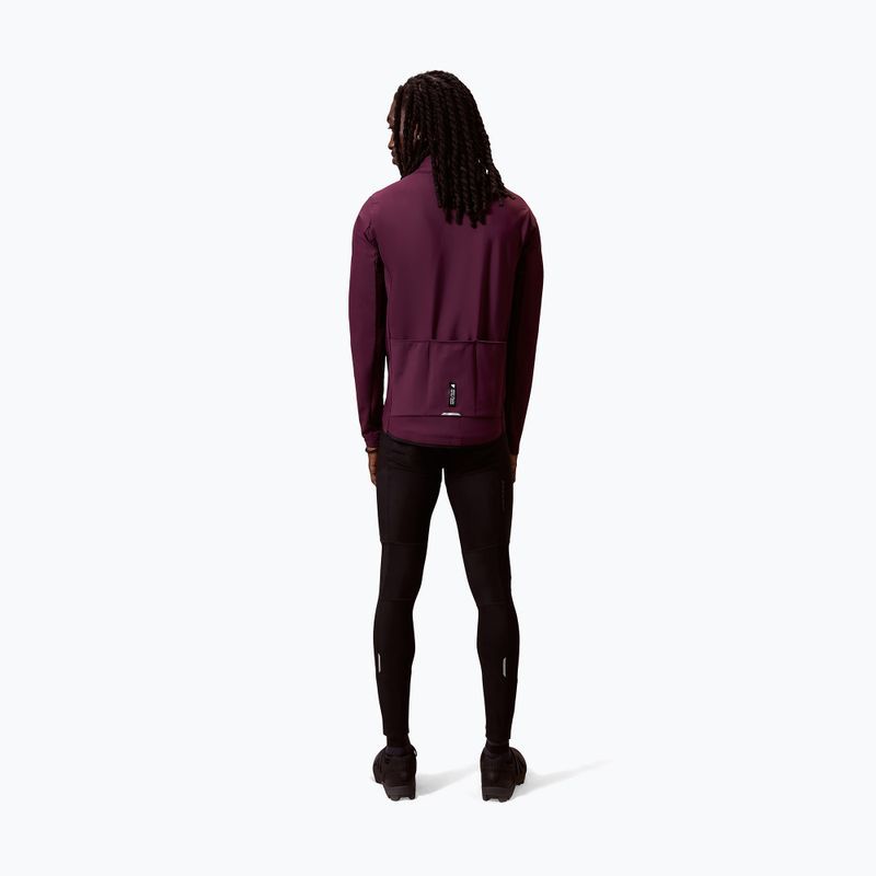 Men's cycling sweatshirt Endura Loop Ride L/S Jersey black cherry 4