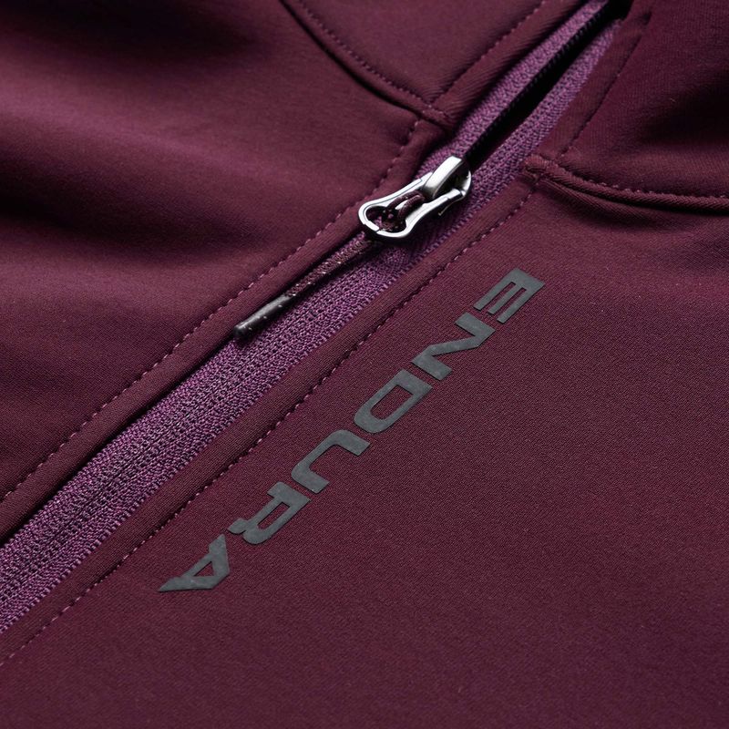 Men's cycling sweatshirt Endura Loop Ride L/S Jersey black cherry 9