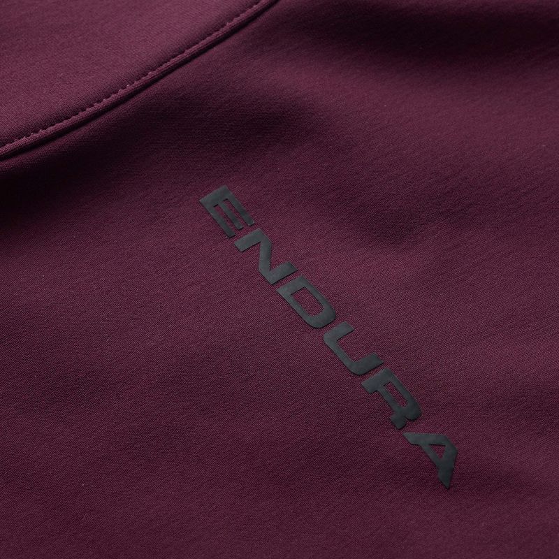 Men's cycling sweatshirt Endura Loop Ride L/S Jersey black cherry 10