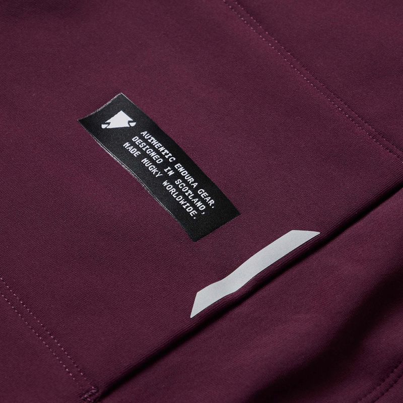 Men's cycling sweatshirt Endura Loop Ride L/S Jersey black cherry 11