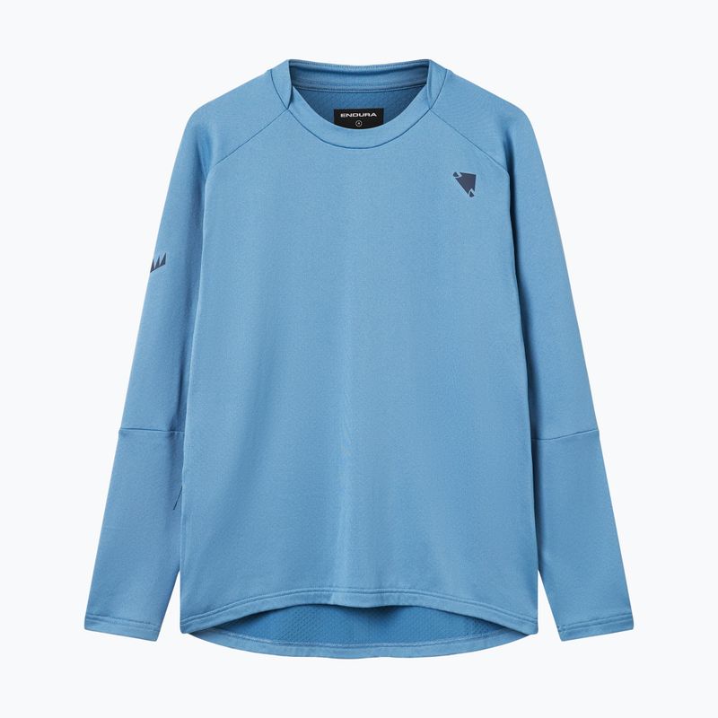 Men's cycling long sleeve Endura Alltrack Roam Fleece storm blue 7
