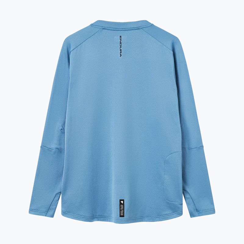 Men's cycling long sleeve Endura Alltrack Roam Fleece storm blue 8