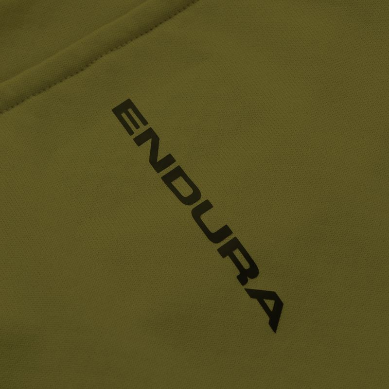 Men's cycling long sleeve Endura Alltrack Roam Fleece moss green 10