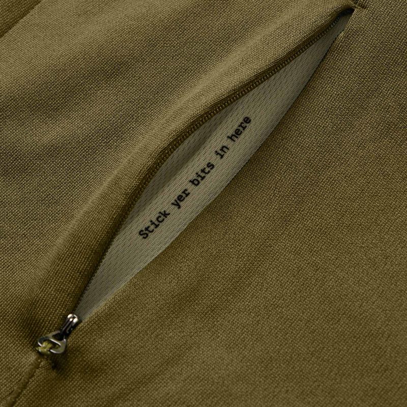 Men's cycling long sleeve Endura Alltrack Roam Fleece moss green 12