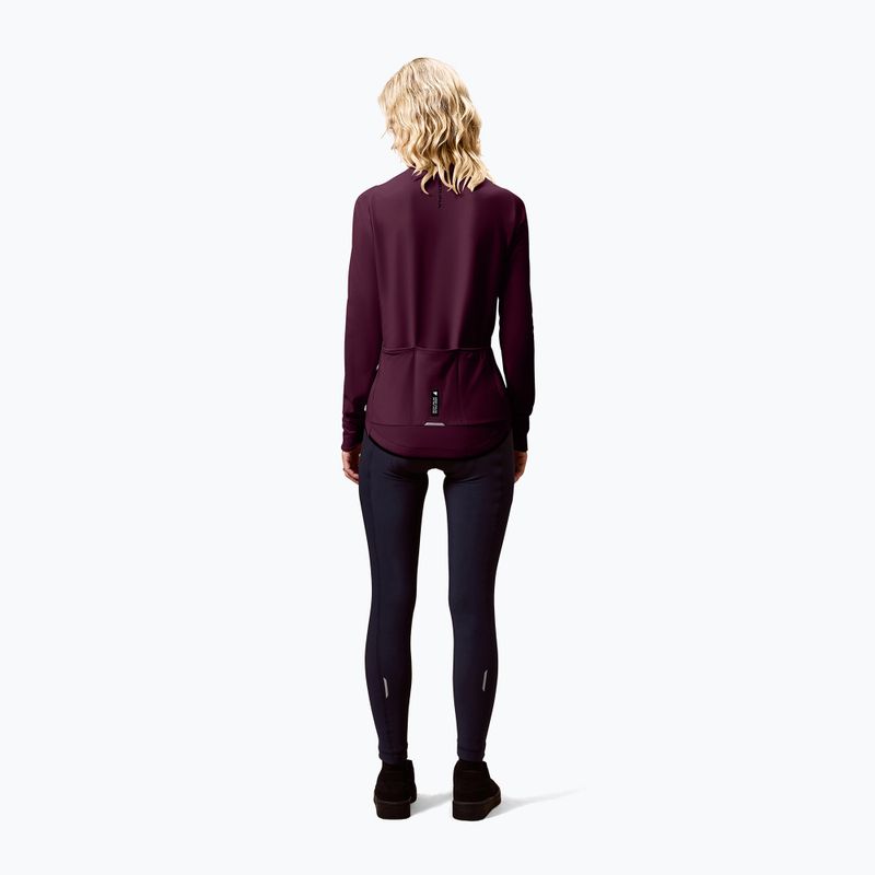Women's cycling sweatshirt Endura Loop Ride L/S Jersey black cherry 4
