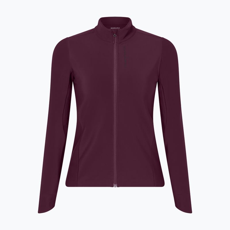 Women's cycling sweatshirt Endura Loop Ride L/S Jersey black cherry 7