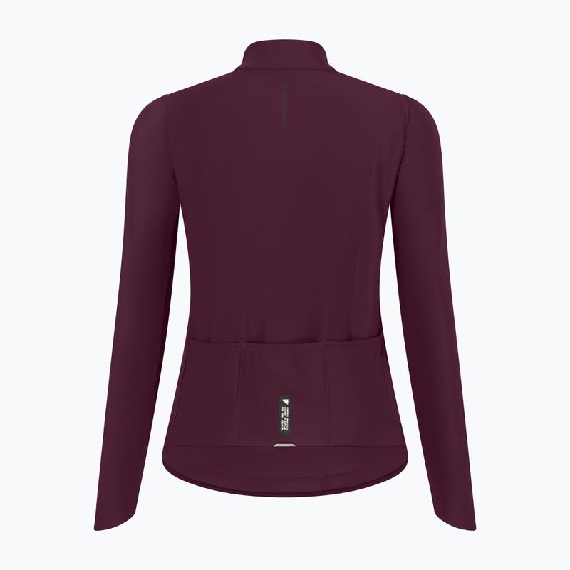 Women's cycling sweatshirt Endura Loop Ride L/S Jersey black cherry 8