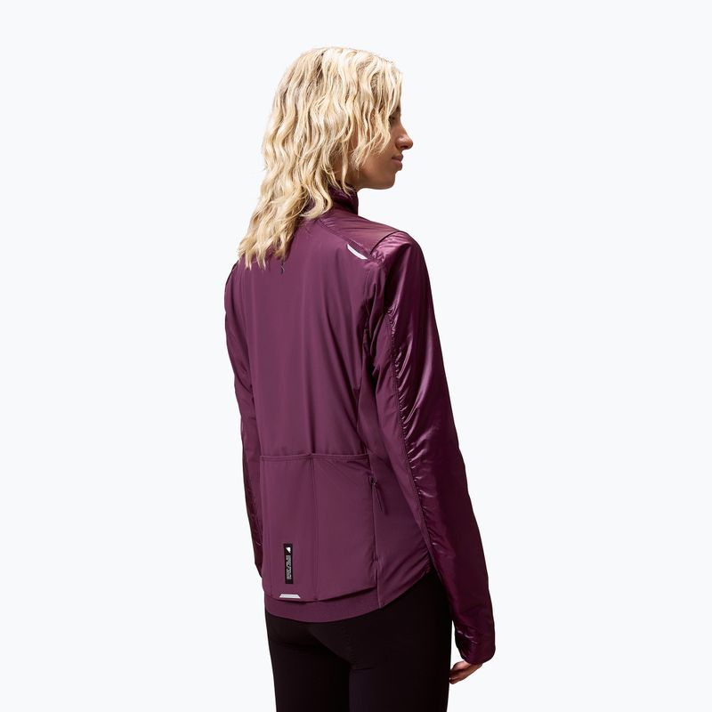 Women's cycling jacket Endura Pro SL Race Insulated W black cherry 3
