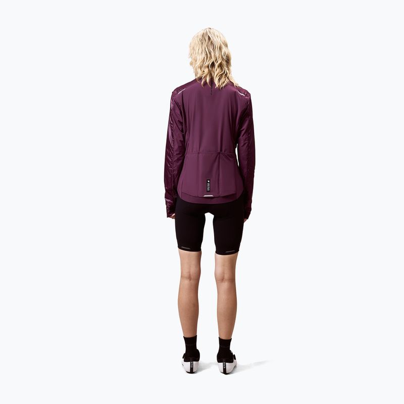 Women's cycling jacket Endura Pro SL Race Insulated W black cherry 4