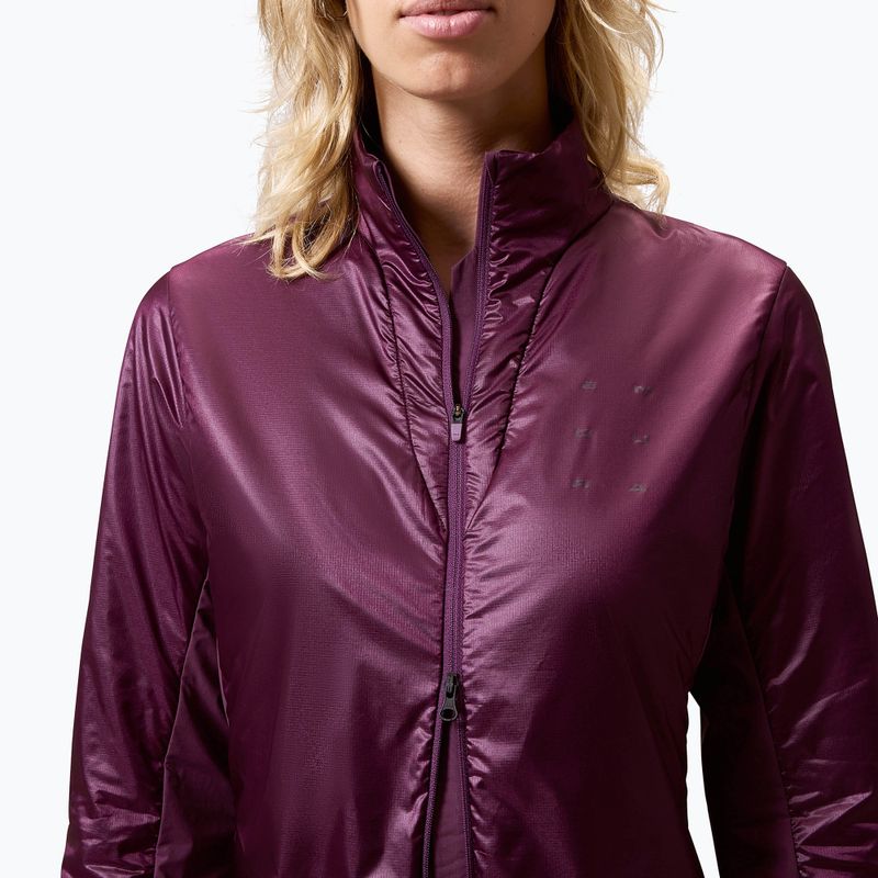 Women's cycling jacket Endura Pro SL Race Insulated W black cherry 5