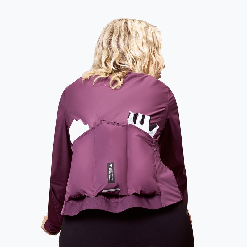 Women's cycling jacket Endura Pro SL Race Insulated W black cherry 6