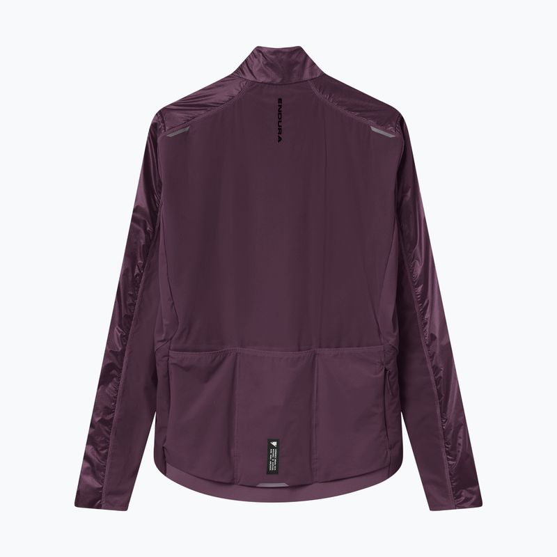 Women's cycling jacket Endura Pro SL Race Insulated W black cherry 8
